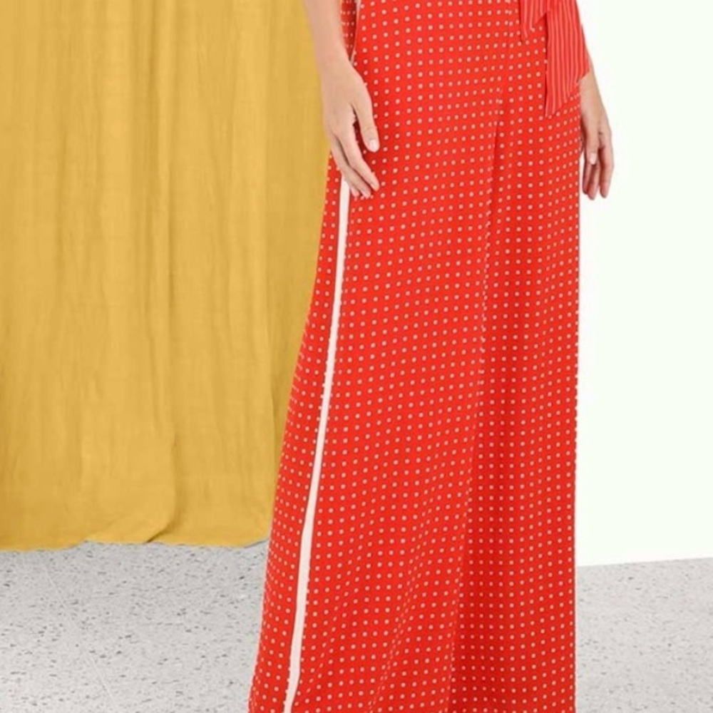 Zimmermann Red & white Polka Dot pants size 0. Wrap Top size 1 sold separately - Picture 2 of 16